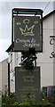 Crown & Sceptre name sign, Cadoxton-juxta-Neath