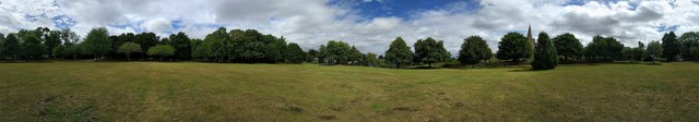 Panorama of the village green