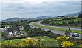 The A1 south of the Dublin Road overhead bridge