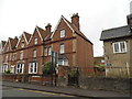 Terrace of houses on Estcourt Street, Devizes