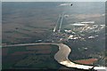 Goole, River Ouse and Dutch River: aerial 2016