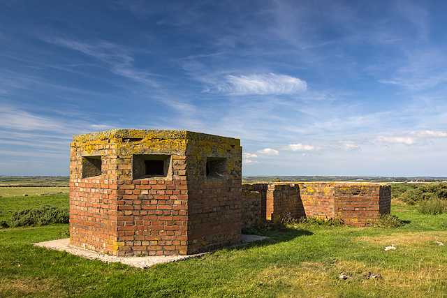 North Wales WWII defences: RAF Bodorgan, Anglesey - Trefri pillbox (1)