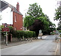 Give way to oncoming traffic sign, Penyturnpike Road, Dinas Powys