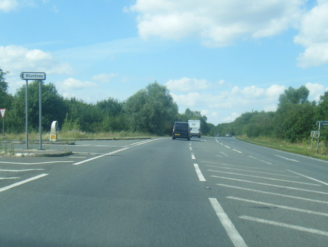 A142 at Stuntney turn