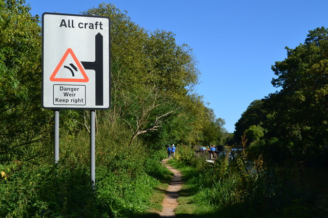 Weir Warning Sign © David Martin Geograph Britain And Ireland