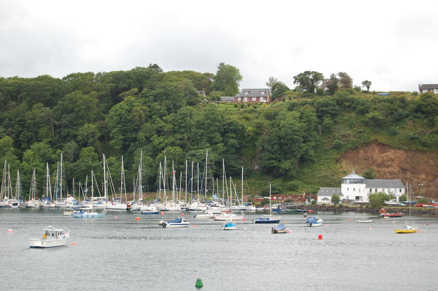 Yachts in Tobermory harbour