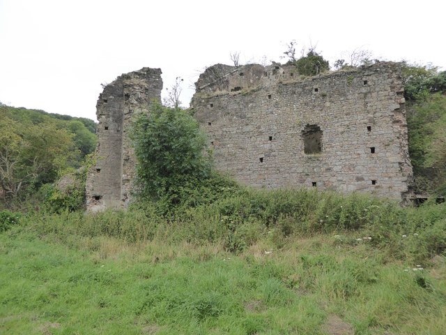 The ruined mill at Canonsleigh