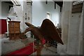 SK9934 : St Peter's Church: eagle lectern by Bob Harvey
