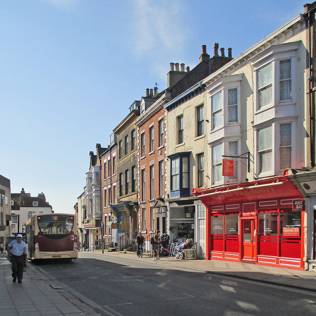 Scarborough: Queen Street shop fronts