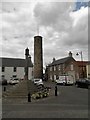 Market Cross and round tower, Abernethy