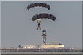 TM1714 : Parachute Jump,  Clacton Air Show, Essex by Christine Matthews