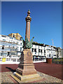 TQ8109 : War Memorial near Hastings Pier by Paul Gillett