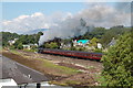 Steam train at Corpach