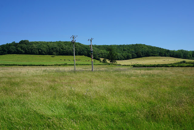 Fields below Wortley Hill
