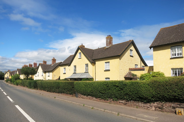 Yellow Houses in Broadclyst