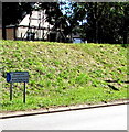 Jurassic Coast sign, Exmouth