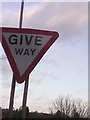 UK Give Way Sign