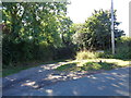 Start of Dog Lane, Cooksey Green, Worcestershire