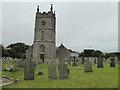 The church and graveyard at St Endellion