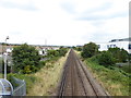 Railway going east at Southwick