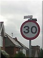 UK 30 speed Limit Sign