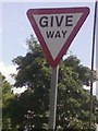 UK Give Way Sign