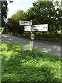 Roadsign on the B1113 Walsham Road