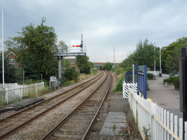 Railway towards Crewe