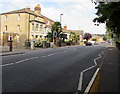 Zigzag white markings on the A3035 St Denys Road,  Southampton