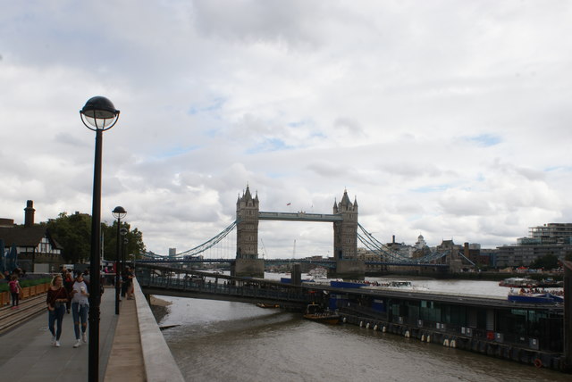 View of Tower Bridge from near the Tower of London #2