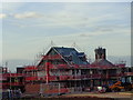 House building with Droitwich Water Tower