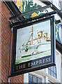 Sign for the Empress pub, Hull