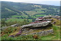 Rocky outcrop on Froggatt Edge