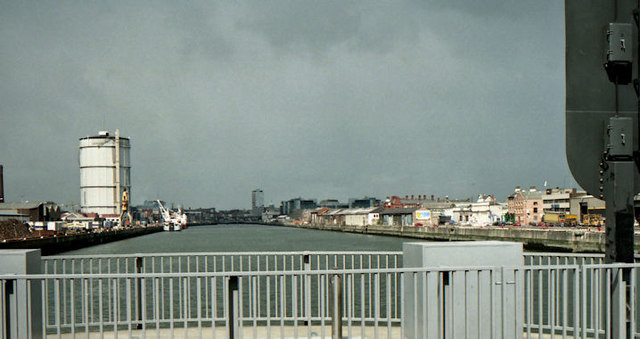 The River Liffey, Dublin (July 1993)
