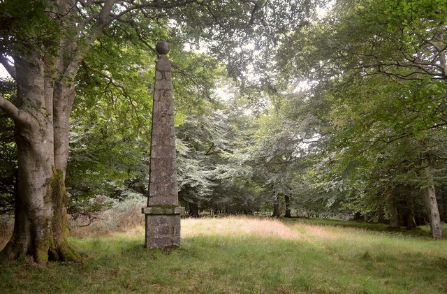 A Forgotten Obelisk near Castle Fraser, Aberdeenshire