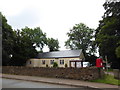 Post box outside the village hall