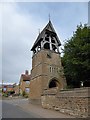 All Saints, Great Bourton: lychgate with bell tower