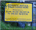 Sign by Whissendine Station level crossing