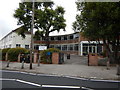 TQ2765 : Carshalton Boys Sports College Entrance by James Emmans