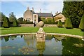 NJ8828 : Pond and Fountain in Pitmedden Garden, Aberdeenshire by Andrew Tryon