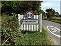 TL9568 : Stowlangtoft Village Name sign on The Street by Geographer