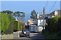 Looking down Horse Lane towards the junction with Dunmore Drive, Shaldon