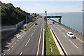 The North Wales Expressway (Gwibffordd Gogledd Cymru) approaching Llanfairfechan