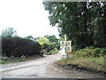 The entrance to Dolleyshill off Pirbright Road