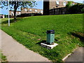 Former Pontnewydd litter bin in another area of Cwmbran