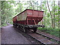 NZ1358 : Chopwell Wood: Restored Coal Wagons by Anthony Foster