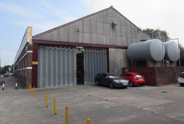 Entrance to the Bus Depot, Barry