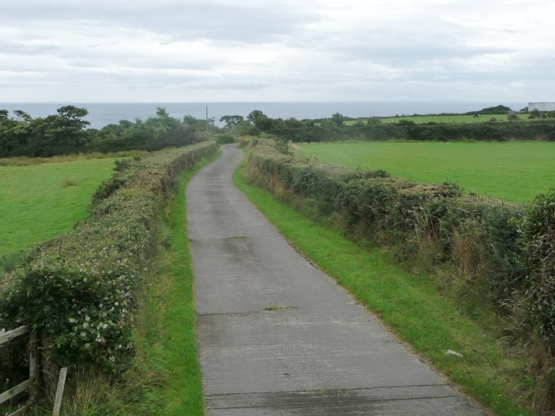 The road to Ballaskeig Mooar © Christine Johnstone cc-by-sa/2.0 ...