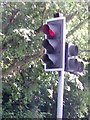 UK Red  Toucan Crossing Traffic Light Signal