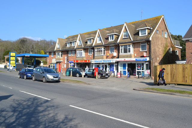 Local shops, Exeter Road, Dawlish